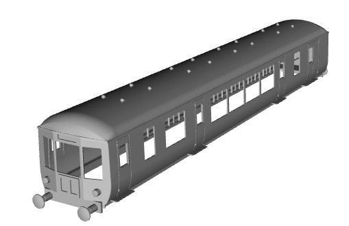 BR class 100 dmu dmbs second batch 1/87 scale