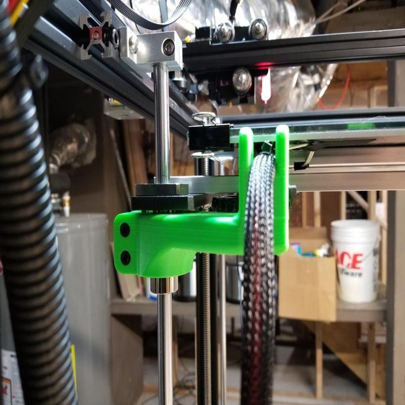 Ender 5 PLUS Hot Bed Cable Strain Relief