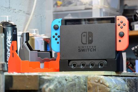 Ultimate Switch Dock STL FILES - 3D print your own cable management Add-on for USB ports on the Nintendo Switch