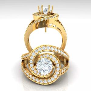 Solitaire Ring - 3d printable design