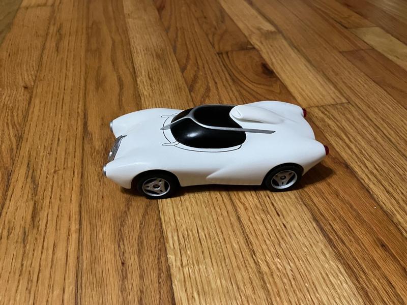 RC car body: Halo frame on bubble cockpit
