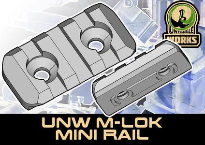 UNW M-lok Mini Picatinny rail