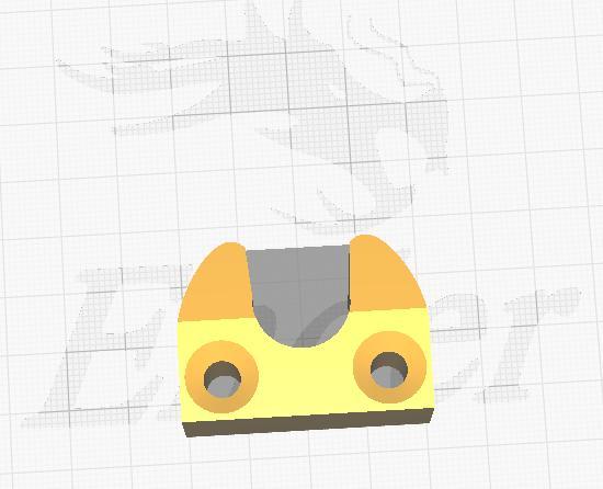 Hanging rail wall mount