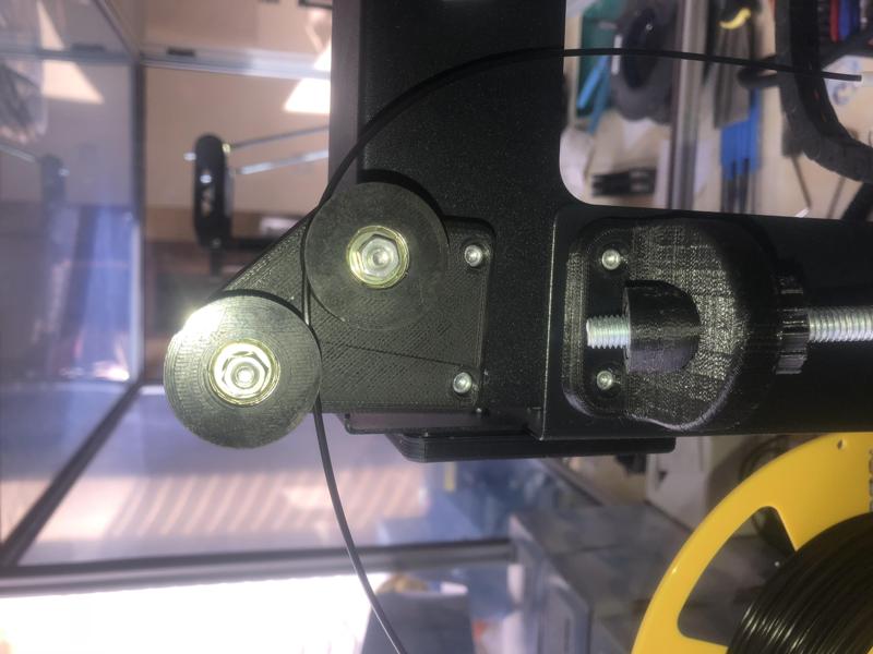 Duplicator i3 filament guide with 625 bearings