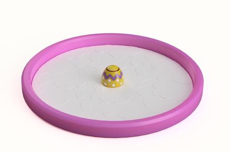 Easter Trinket Tray – Multicolor Patterned Spring Ornament