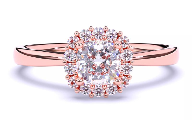 Solitaire Engagement ring 3dm stl renders details