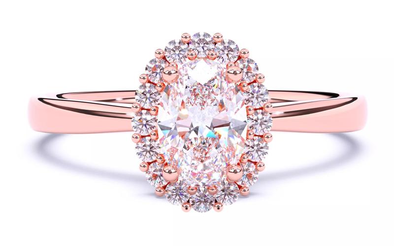 Solitaire Engagement ring 3dm stl renders details