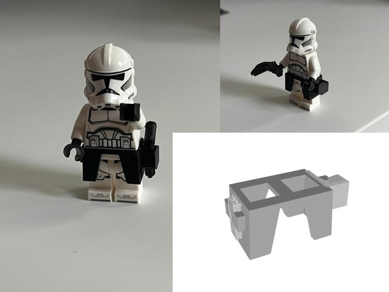 Lego Star Was Kama + Holster + Blaster | BrickBattleGear