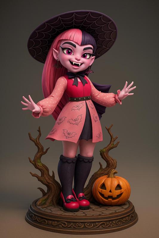 Draculaura Figure - Monster High (Netflix)