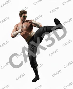 JOHNNY CAGE mortal combat. MK- CAGE VERSION 2