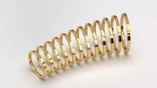 Band Ring for Men print model 3D R0141-W 2mm