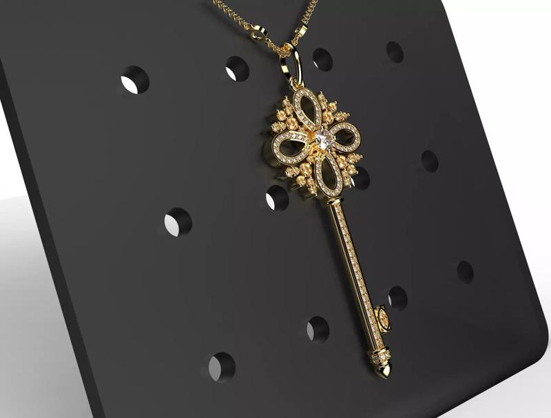 Tiffany key pendant