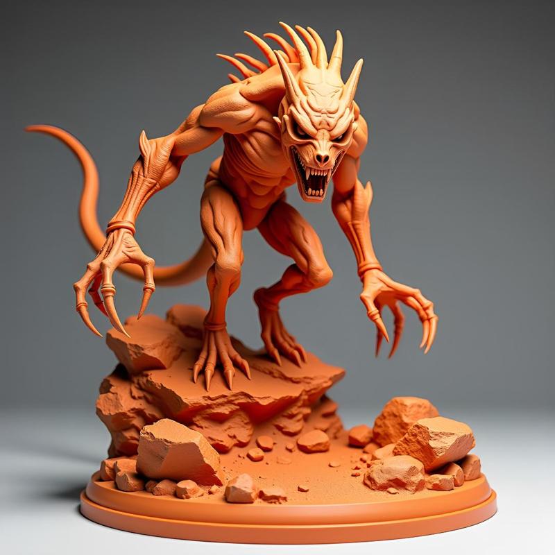 Spiked Beast Miniature (28-32mm)