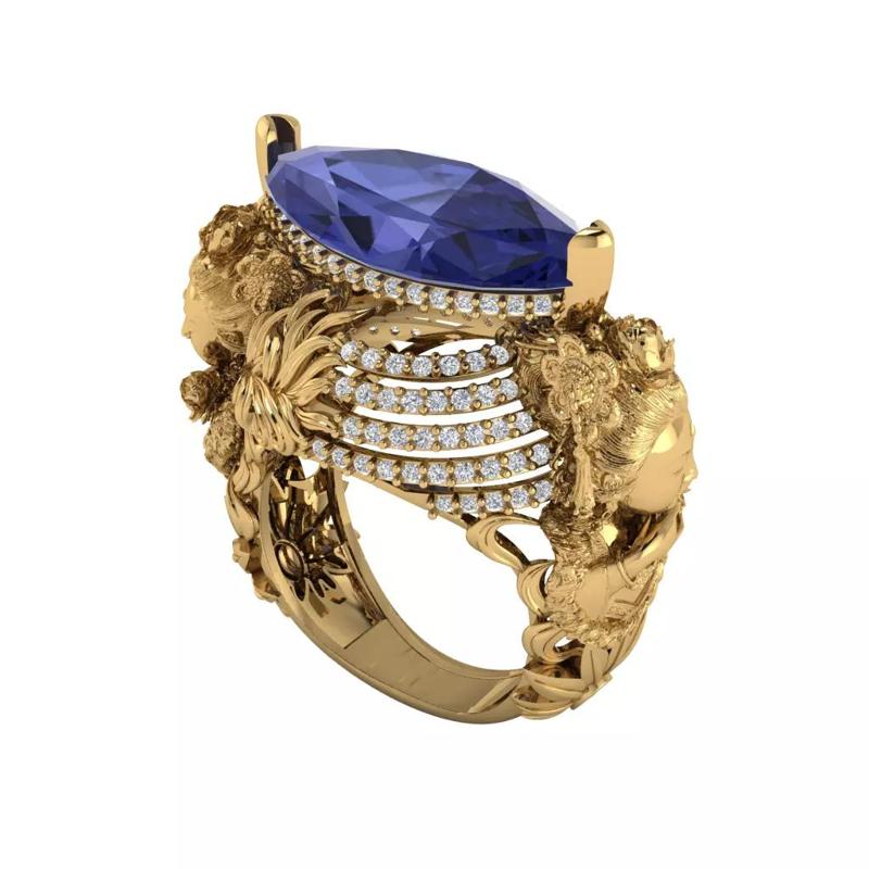 Art work Ring 3D CAD model