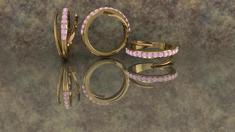 Bypass eternity Gold Ring