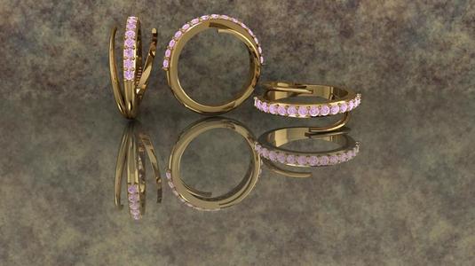 Bypass eternity Gold Ring