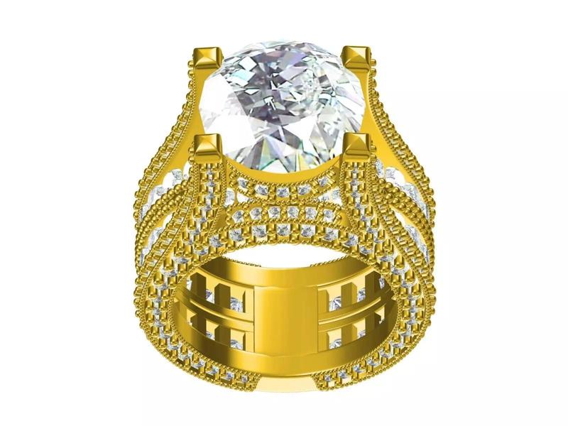 Beautyful Round Solitaire Diamond Ring for Women