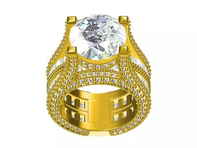 Beautyful Round Solitaire Diamond Ring for Women