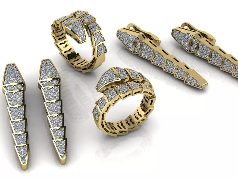 Bvlgari set Earring Ring