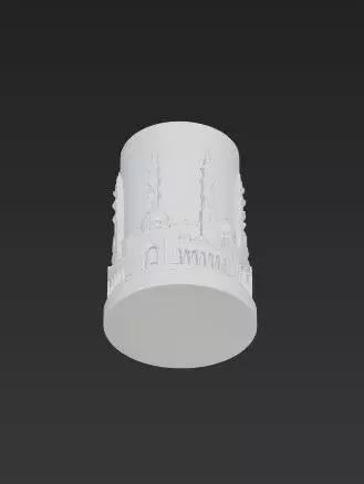 Elegant 3D Holder in Mosque Shape Showpiece