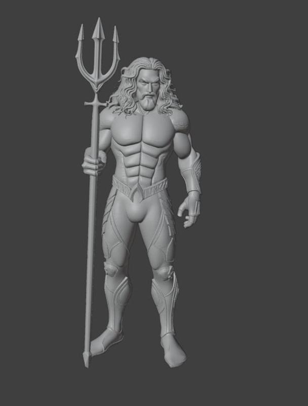Action Figure Aquaman (Jason Momoa) (Enhanced Design)