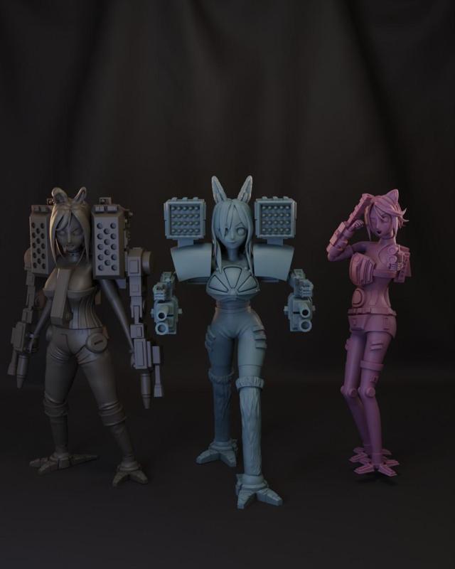 American Mecha Masume, Clan trio