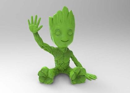 baby groot  sd/micro sd holder