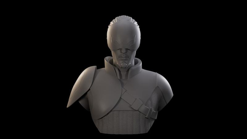 Kanan Jarrus bust 3d files