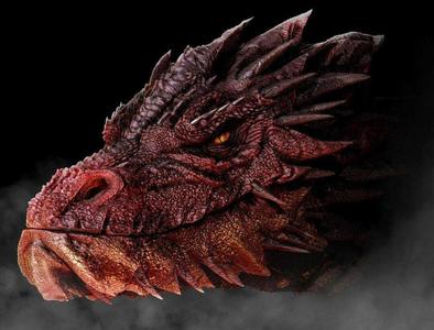 SMAUG HEAD LORD OF THE RINGS