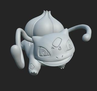 BULBASAUR - FANART - POKEMON FIGURINE - 3D PRINT MODEL