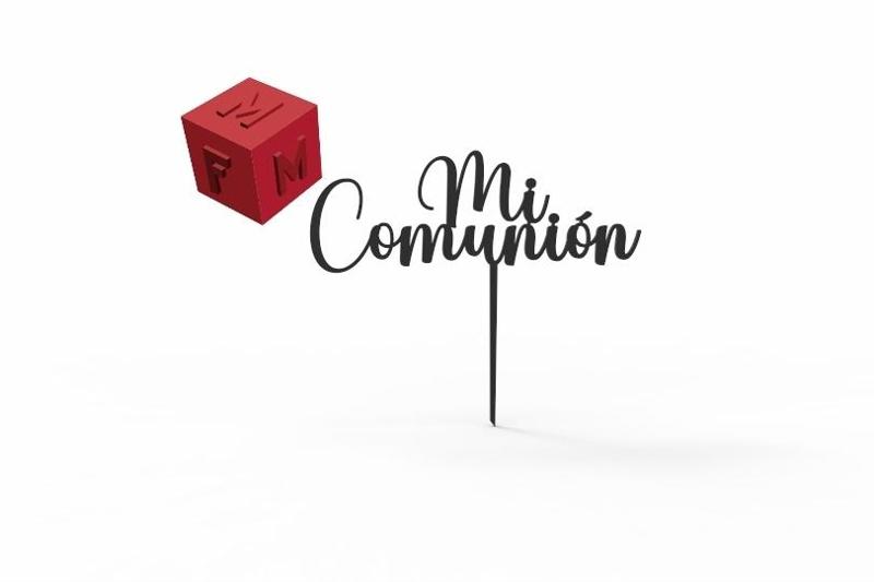 My Communion Cake Topper