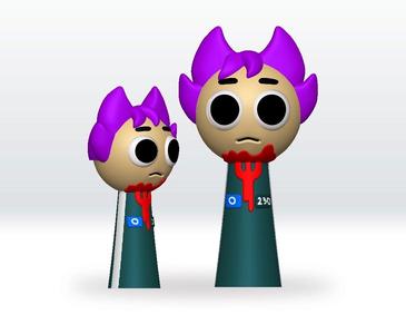 Thanos Sprunki Squid game 2 Thanos STL 3D Character Fanart
