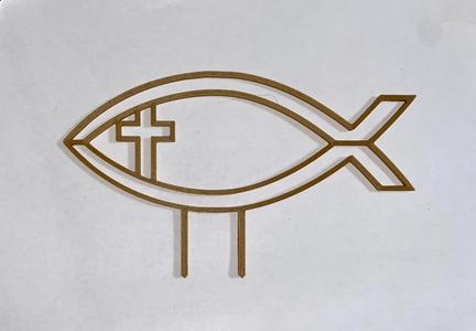 cake topper or decoration for a christian occasion/confirmation/communion