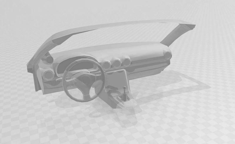 DASHBOARD NISSAN S15 SADS RC DRIFT 1/10