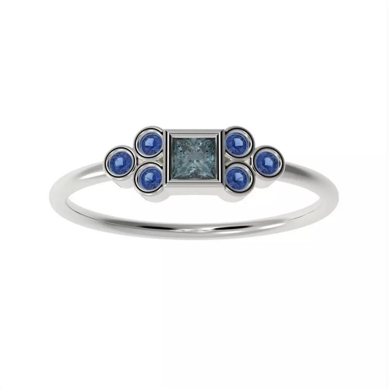 Its Basel ring with Princess  diamond