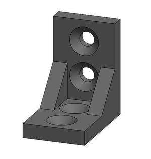 Right angle support, Right angle bracket for 1 inch