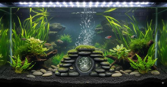 Rock Sculpture — Aquarium Series — #6