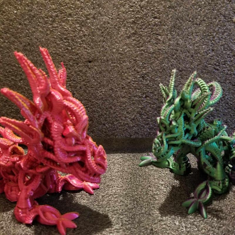 Shakaworld3D Twisted Rope swivel link Sphinx Dragon