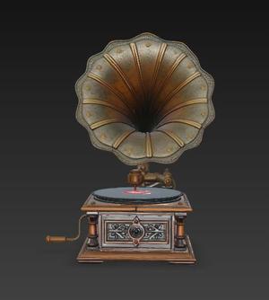 Vintage gramophone