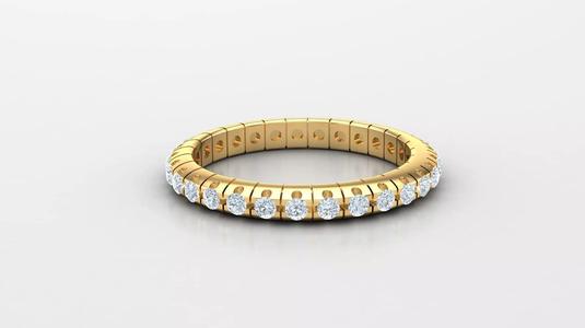 SLT 99 Solitaire Diamond Women Ring Version 2