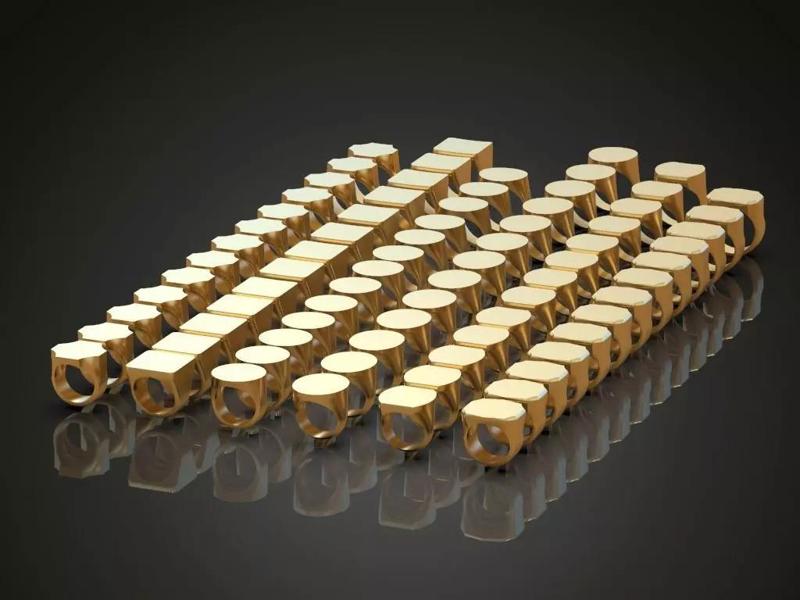 Signet rings pack size range