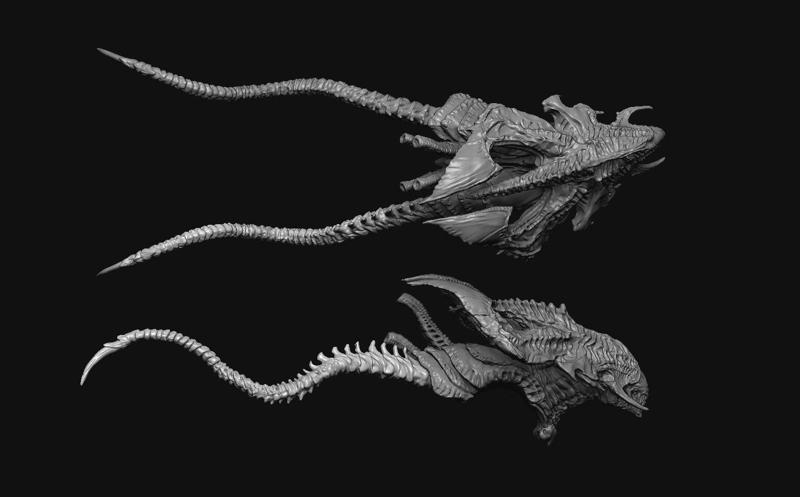 SIDESHOW ALIEN KING REPLACEMENT MODELS