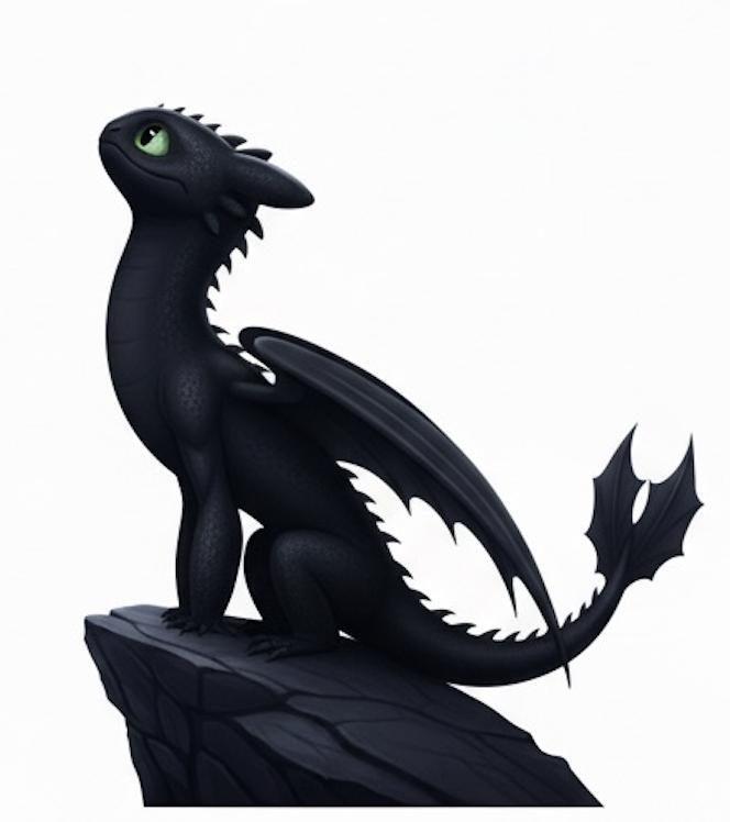 Dragon similar to Night Fury