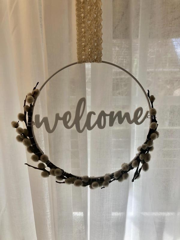 Welcome sign decoration
