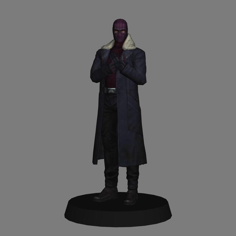 Baron Zemo - Falcon and the Wintersoldier LOW POLYGONS AND NEW EDITION
