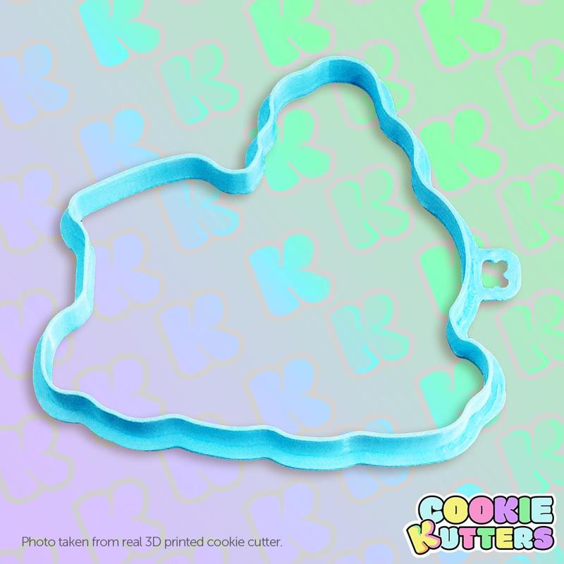 STEAM LOCOMOTIVE TRAIN COOKIE CUTTER MOLD