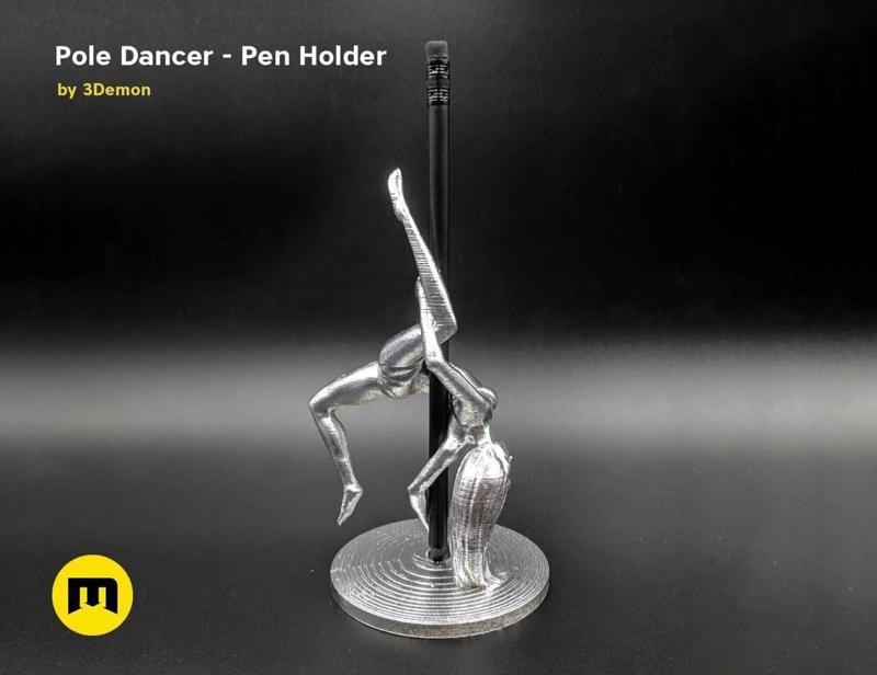 Pole Dancer - Pen Holder