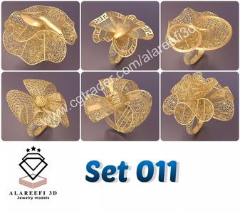 Set of 6 Ultra Vision Rings- set 011