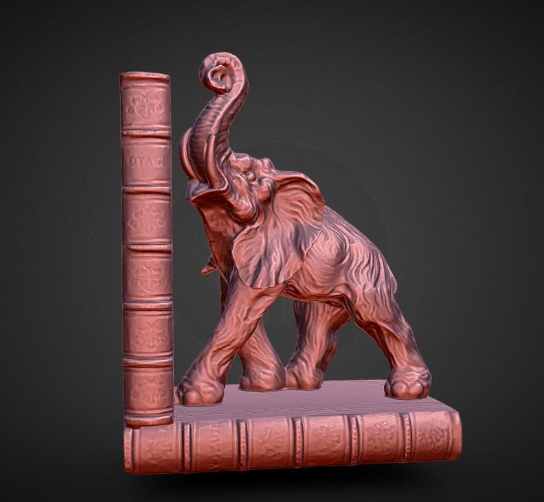 elephane book ends 2 decoration