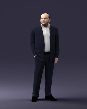000271 Middle-Aged Man in Suit 0614